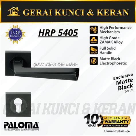 Jual Paloma Hrp Martin Sq Za Mb Handle Gagang Pintu Roses Hitam