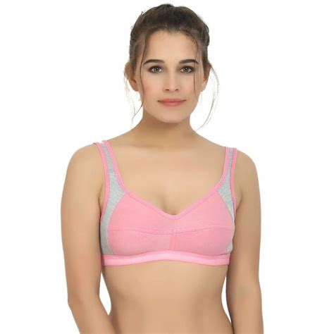 Striped Lycra Cotton Ladies Sports Bra Combo Set At Rs 720 Set In