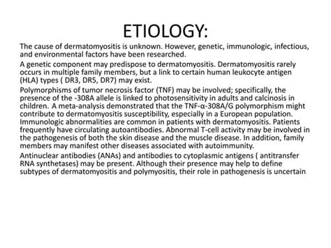 Dermatomyositis Ppt