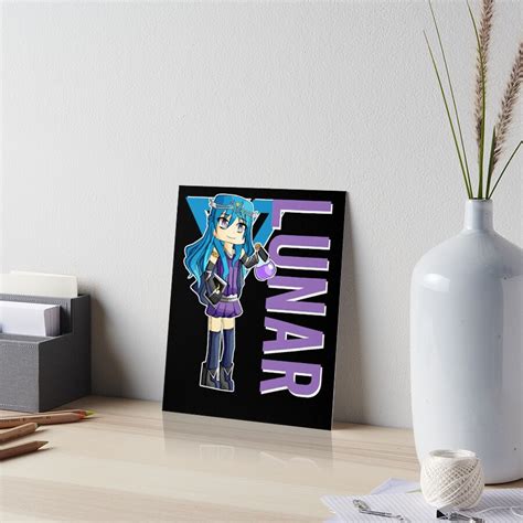 "Lunar Itsfunneh Funneh Krew gamer fan art 2022" Art Board Print by ...