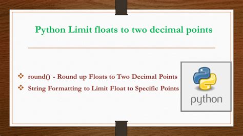 Python Limit Floats To Two Decimal Points Spark By Examples