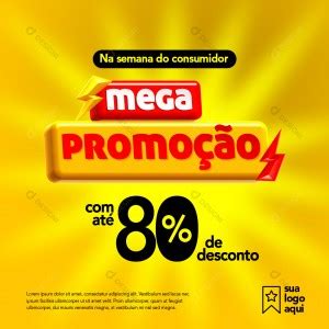 Mega Promoção Semana do Consumidor Social Media Post PSD download