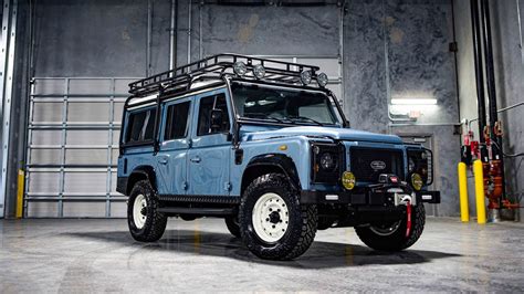 Fully Restored Land Rover Defender 110 With Gm Lt1 450 Hp Engine Ecd