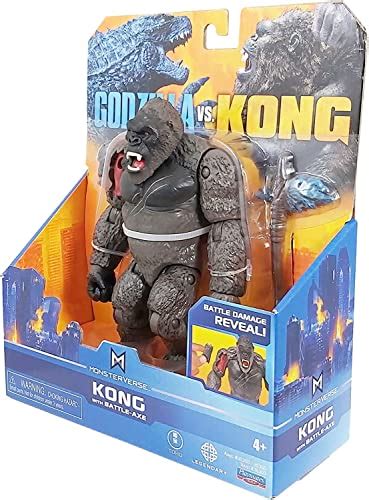 Playmates Godzilla Vs Kong With Battle Axe Pricepulse