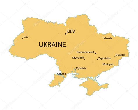 Map Of Ukraine With Largest Cities Get Latest Map Update