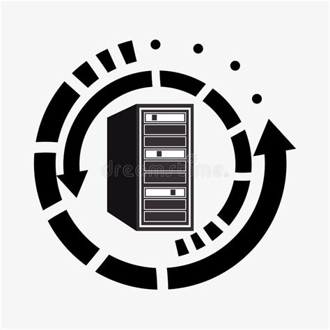 Data Center Security System Stock Illustration Illustration Of