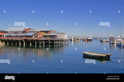 Fisherman S Wharf Along The Waterfront In Monterey On The Monterey