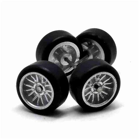Jogo Roda Customização mm Hot Wheels JR Prata Totalcar Miniaturas