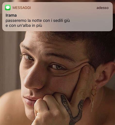 Pin Di Stefano Re Su Irama Amo Citazioni Rap Canzoni Cantanti