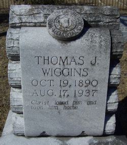 Thomas Joseph Wiggins M Morial Find A Grave