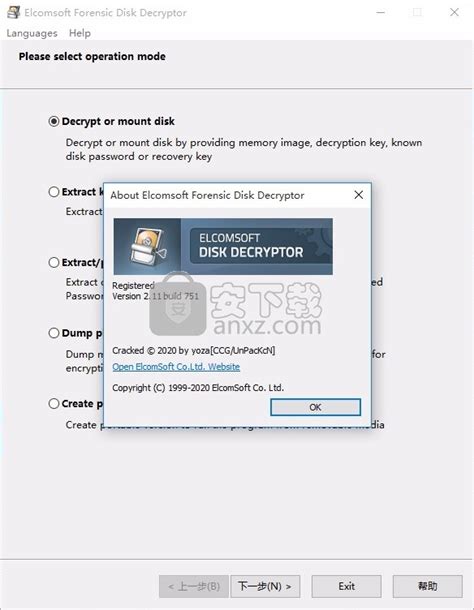 Download the new version Elcomsoft Forensic Disk Decryptor 2.20.1011 - alienjmk