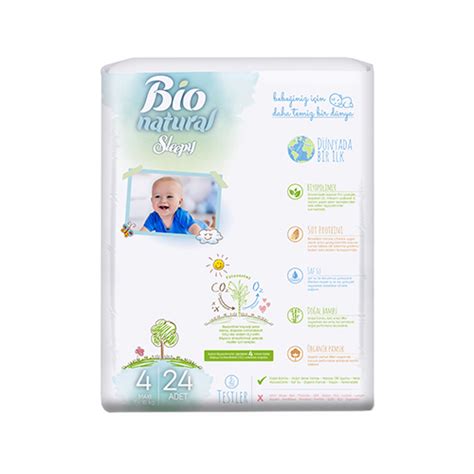 Sleepy Bio Natural Bebek Bezi Maxi 4 Beden