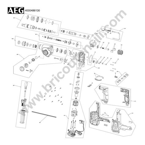 Aeg Bbh18bl2 0 18v Rotary Hammer Parts