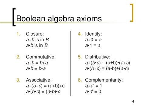 Ppt Lecture 3 Boolean Algebra Powerpoint Presentation Free Download Id 3222293