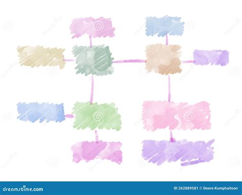 Mind Mapping Presentation Of Connection Stock Illustration