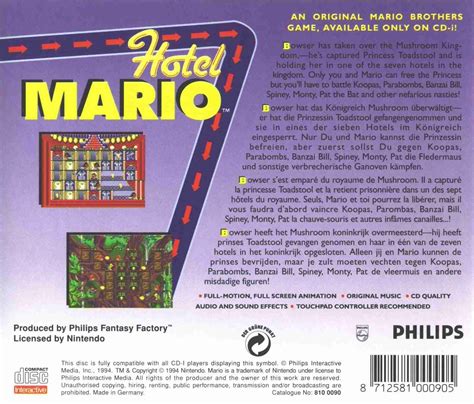 Hotel Mario Images Launchbox Games Database