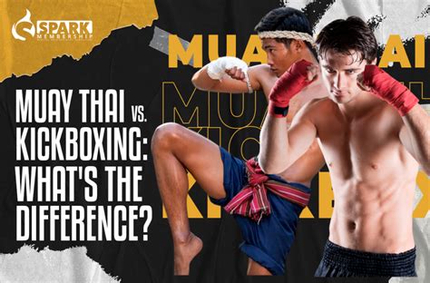 Muay Thai Vs Kickboxing What S The Difference Spark Membership The