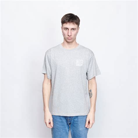 Rassvet Men Logo T Shirt Grey Melange Milk Store