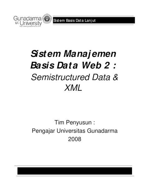 PDF Sistem Manajemen Basis Data Web 2bertalya Staff Gunadarma Ac Id