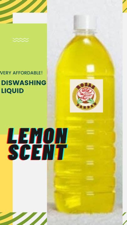 DISHWASHING LIQUID 1 LITER LEMON SCENT Lazada PH