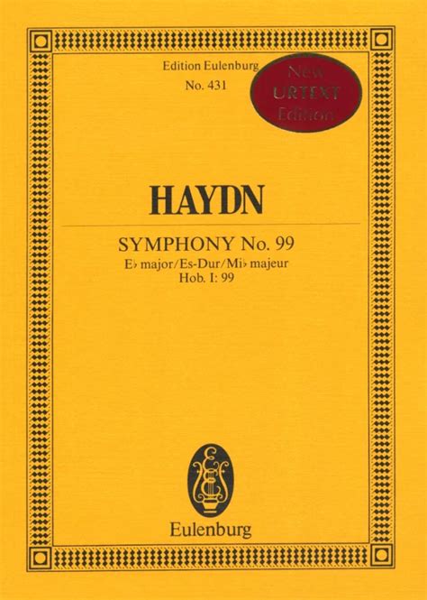 Sinfonie Nr 99 Es Dur Hob I 99 Von Joseph Haydn Im Stretta Noten