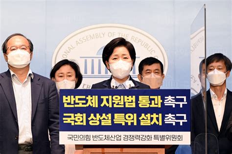 반도체특위 국가전략기술특별법 개정한다 전자신문