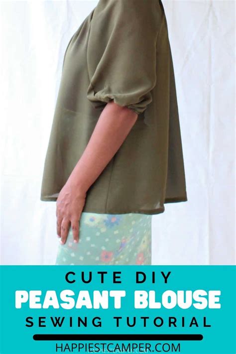 Free Peasant Blouse Pattern With Sewing Tutorial