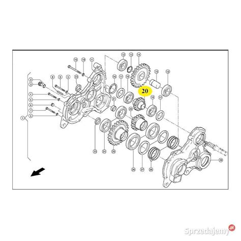 KOŁO ZĘBATE PRZEKŁADNI Z13 CLAAS JAGUAR Działyń Sprzedajemy pl
