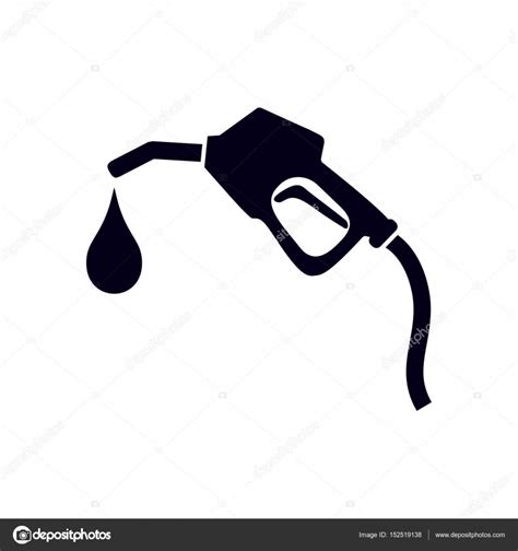 Gasoline Pump Nozzle — Stock Vector © Arhimicrostok 152519138