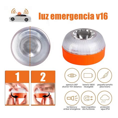 Luz De Emergencia V Para Veh Culos Homologada Dgt Ledbox