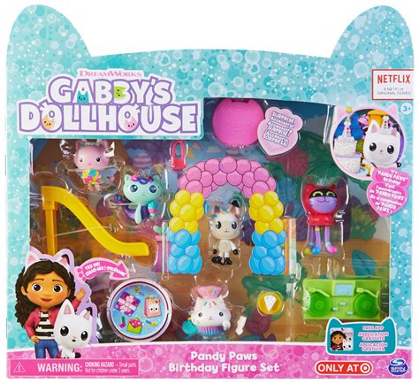 Spin Master Gabby's Dollhouse Dance Party Theme Figure Set With A Gabby ...