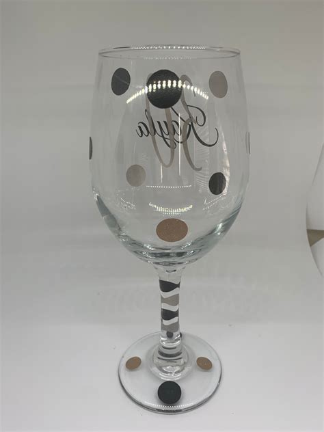 Personalized 30th Birthday Wine Glass 30th Birthday Glass Etsy