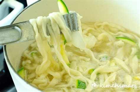 Kalguksu Korean Knife Cut Noodle Soup With Homemade Noodles Kimchimari