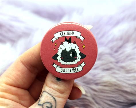 Cult Of The Lamb Certified Cult Leader Badge 38mm In 2024 Badge