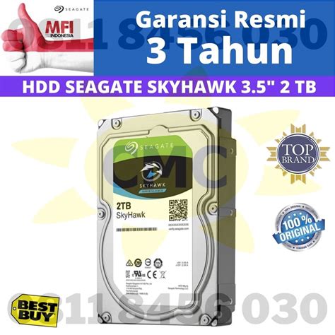 Jual Seagate Skyhawk Hdd 35inch 2tb Hard Disk Internal Cctv Shopee Indonesia