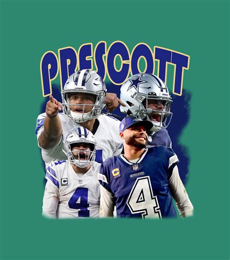 Dak Prescott Png T Shirt Design Downloadable File For T Shirt Printing