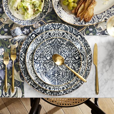 Williams Sonoma X Morris And Co Dinner Plates Williams Sonoma