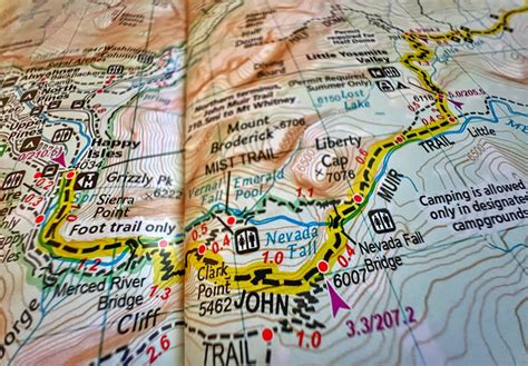 John Muir Wilderness Map