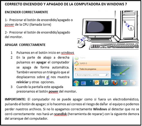 TEMÁTICAS PRIMERO Prender y apagar el computador