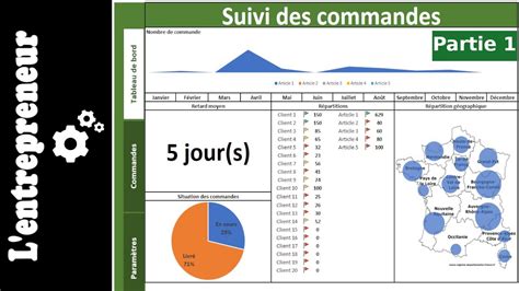 1 Suivi Des Commandes Sur Excel Mise En Forme YouTube