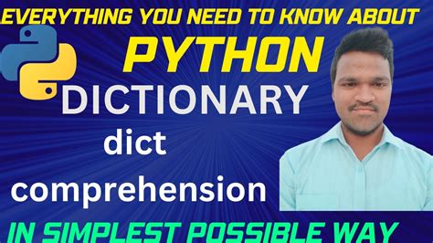 Python Dictionary Comprehension Made Easy Pythondictionary