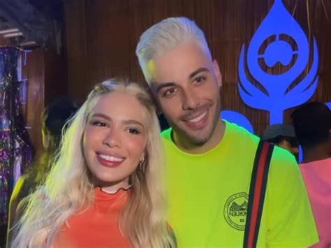 Karoline Lima E Gui Ara Jo Curtem Festa Em Noronha Juntos Em Meio A