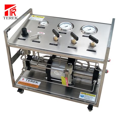 Terek Brand High Pressure Pneumatic Double Action Gas Booster Filling Pump Large Flow System