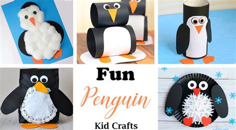 25 Penguin Crafts for Preschoolers to Make: Winter Fun - A Crafty Life