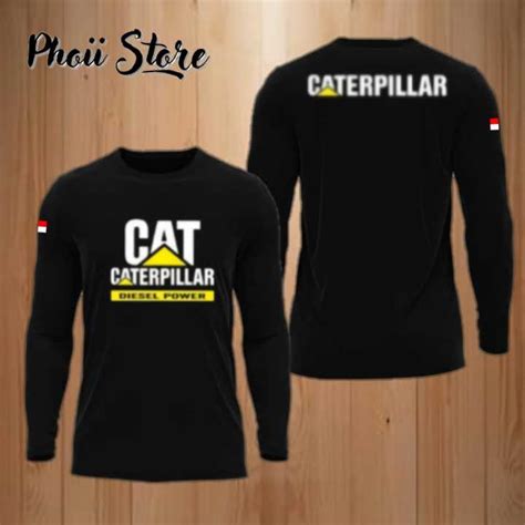 Kaos Lengan Panjang Alat Berat Caterpillar Lazada Indonesia