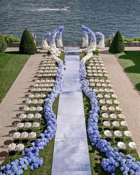 Lush Dreamy Floral Designs In Blue Shades Create This Dreamy Wedding