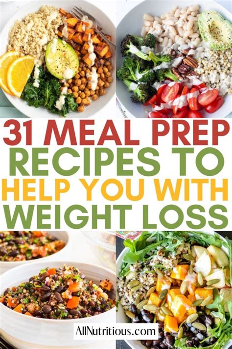31 Meal Prep Ideas For Weight Loss All Nutritious