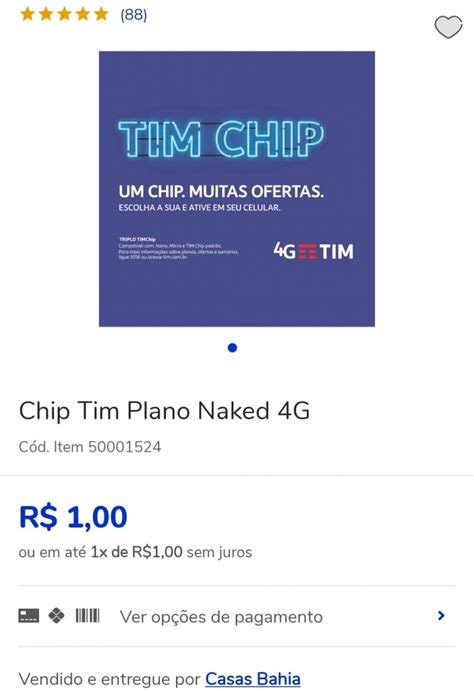 Chip Tim Plano Naked 4G R 1 Promobit