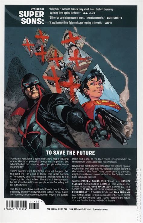 Super Sons Of Tomorrow TPB 2018 DC Universe Rebirth Comic Books