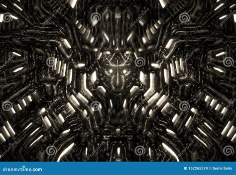 Computer Monster Line Icon Concept Computer Monster Vector Linear
